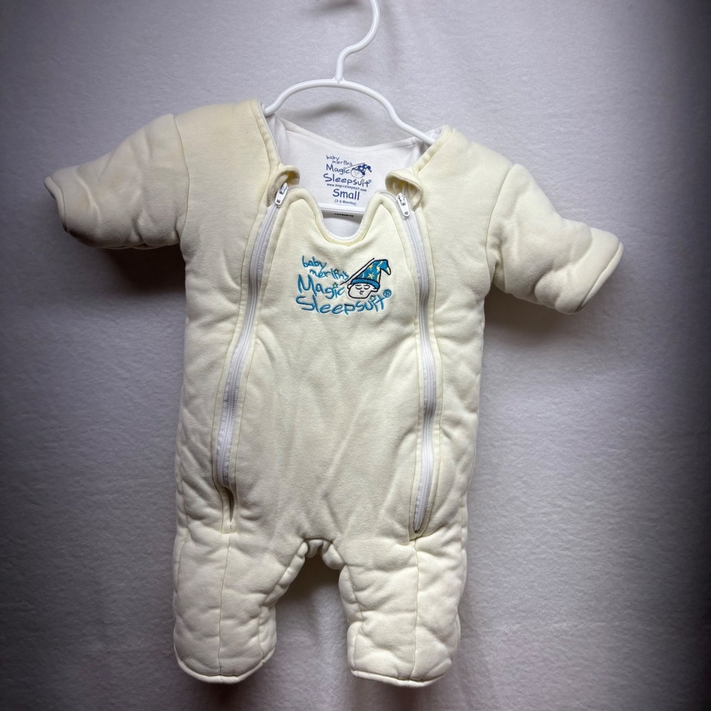 Baby Merlins Magic Sleepsuit Small 3-6 Months Wearable Blanket Sleep Sack